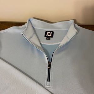FootJoy quarter zip pullover size L powder blue NWOT